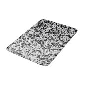 Tapis De Bain Motif de camouflage gris blanc arctique (Angle)