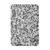 Tapis De Bain Motif de camouflage gris blanc arctique (Devant (Vertical))