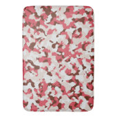 Tapis De Bain Motif de camouflage rouge (devant Vertical)