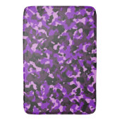 Tapis De Bain Motif de camouflage violet (devant Vertical)