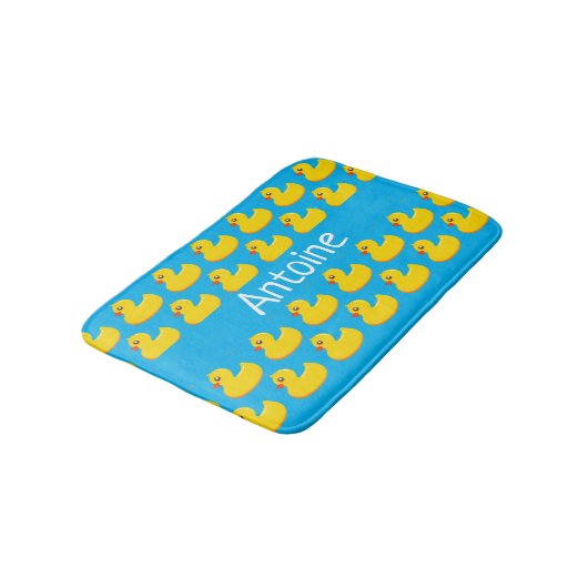 Tapis De Bain Motif de canard en caoutchouc jaune - ajouter le n (Angle)