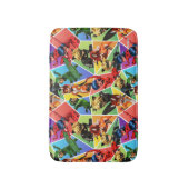 Tapis De Bain Motif de caractères couleur miquille (Devant (Vertical))