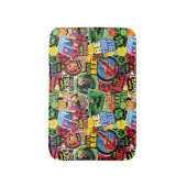 Tapis De Bain Motif de caractères superhéros miraculeux (Devant (Vertical))