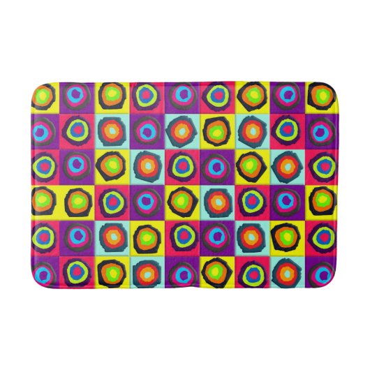 Tapis De Bain motif de cercles (Devant)