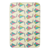 Tapis De Bain Motif de cerf-volant rétro coloré (devant Vertical)
