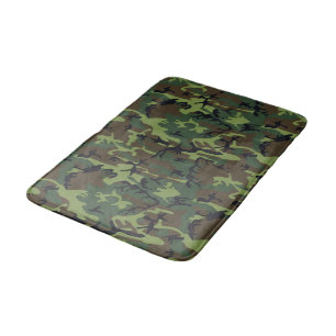 TAPIS DE BAIN MOTIF DE CHASSE CAMOFLAGE