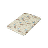 Tapis De Bain motif de chat et de poissons (Angle)