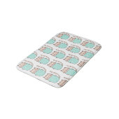 Tapis De Bain Motif de chat mignon (Angle)