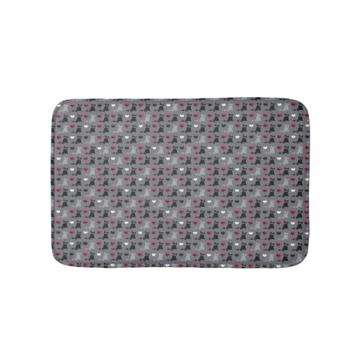 Tapis De Bain motif de chaton et de souris (Devant)