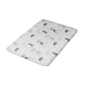 Tapis De Bain Motif de chats à plume (Angle)