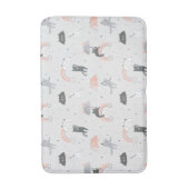 Tapis De Bain Motif de chats à plume (Devant (Vertical))