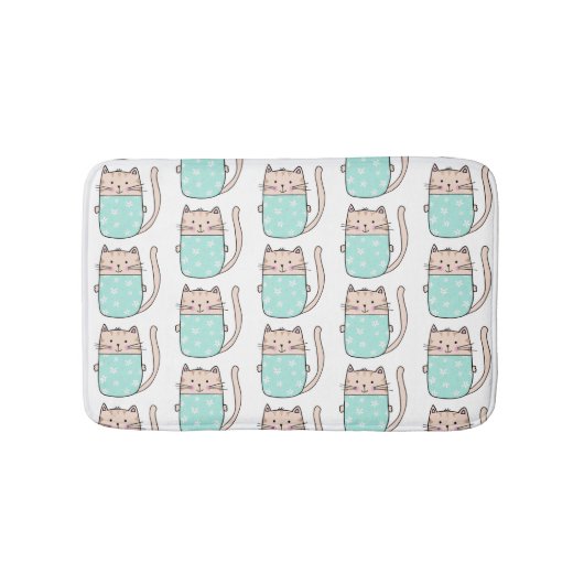 Tapis De Bain Motif de chats mignons (Devant)