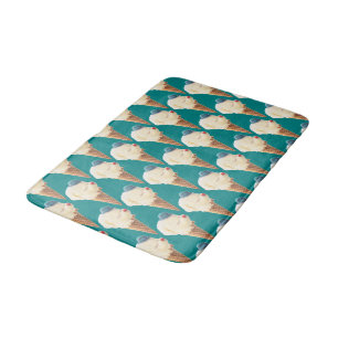 Tapis De Bain Motif de chiot à crème glacée
