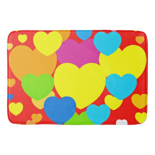Tapis De Bain Motif de coeur (Devant)