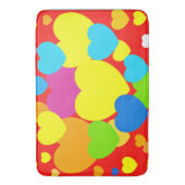 Tapis De Bain Motif de coeur (devant Vertical)