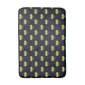 Tapis De Bain Motif de coeur Rainbow 8 Bit (Devant (Vertical))