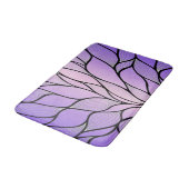 Tapis De Bain Motif de congé créatif Pearlescent violet (Angle)