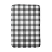 Tapis De Bain Motif de contrôle du bison noir (Devant (Vertical))