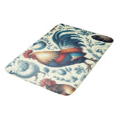 Tapis De Bain Motif de coq de ferme Retro (Angle)
