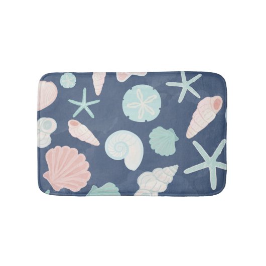 Tapis De Bain motif de coquillages (Devant)