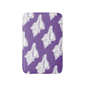 Tapis De Bain Motif de coquille de conque de plage (Devant (Vertical))