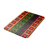Tapis De Bain motif de couleur africaine authentique (Angle)