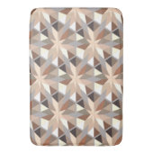 Tapis De Bain Motif de couleurs naturelles géométriques (devant Vertical)