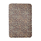 Tapis De Bain Motif de crème Brown de peau de léopard - (Devant (Vertical))