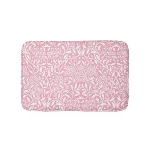 Tapis De Bain Motif de Damas florales roses