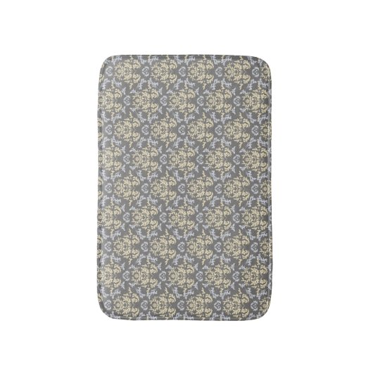 Tapis De Bain Motif de damassé (Devant (Vertical))