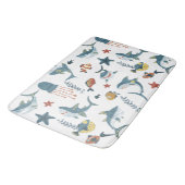 Tapis De Bain Motif de danse du requin Sea Life (Angle)