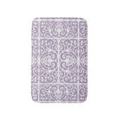 Tapis De Bain Motif de défilement Lavender (Devant (Vertical))