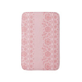 Tapis De Bain Motif de dentelle, cru 3 de fleur (Devant (Vertical))