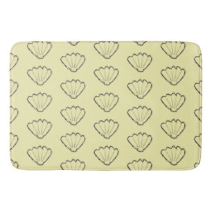 Tapis De Bain Motif de dessin Esquisse de coquillage