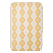 Tapis De Bain Motif de diamant jaune (devant Vertical)