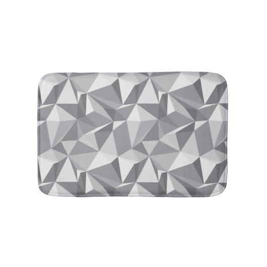 Tapis De Bain Motif de diamant - polygone abstrait (Devant)