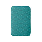 Tapis De Bain Motif de diamant Turquoise Turquoise foncé (Devant (Vertical))