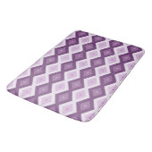 Tapis De Bain Motif de diamant violet (Angle)