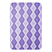 Tapis De Bain Motif de diamant violet (devant Vertical)