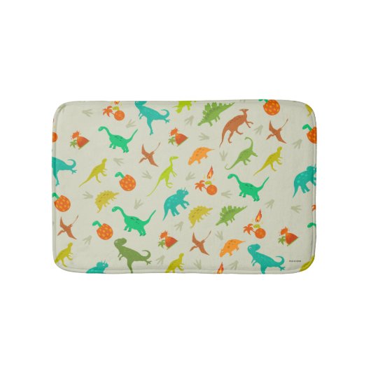 Tapis De Bain Motif de dinosaures (Devant)