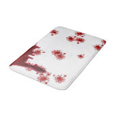 Tapis De Bain Motif de égouttement d'éclaboussures de sang de (Angle)