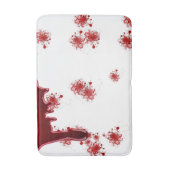 Tapis De Bain Motif de égouttement d'éclaboussures de sang de (Devant (Vertical))
