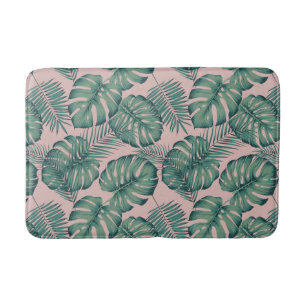 Tapis De Bain Motif de feuille tropicale