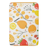 Tapis De Bain Motif de Fiesta de fruits tropicaux (devant Vertical)