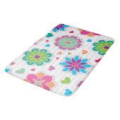 Tapis De Bain Motif de fleurs (Angle)