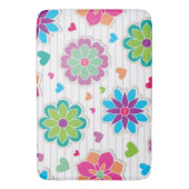 Tapis De Bain Motif de fleurs (devant Vertical)