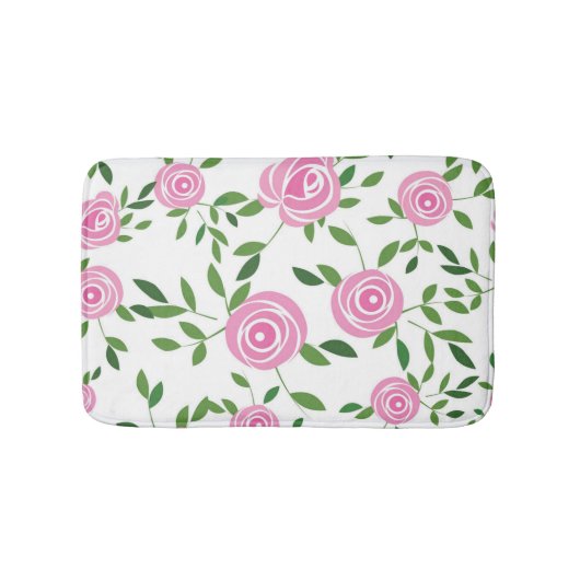 Tapis De Bain Motif de fleurs (Devant)