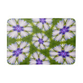 Tapis De Bain Motif de fleurs blanches (Devant)