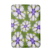 Tapis De Bain Motif de fleurs blanches (Devant (Vertical))