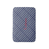 Tapis De Bain Motif de fleurs blanches Thunder_Cove (Devant (Vertical))